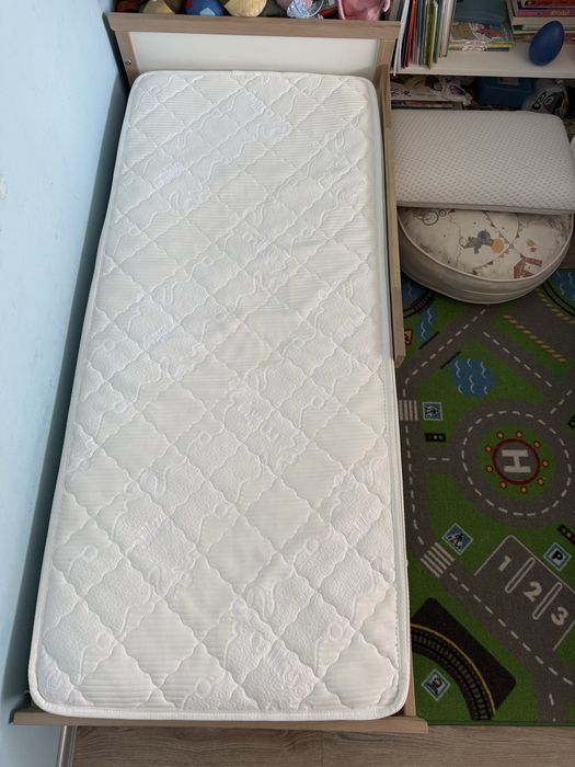Ikea SNIGLAR детско легло с матрак Yatash Milky Comfy pocket 70 x 160с