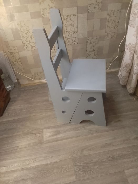 Scaun reglabil pt mai multe funcții din lemn masiv