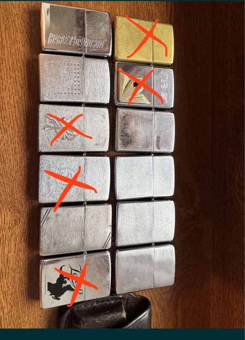 Zippo, brichete originale