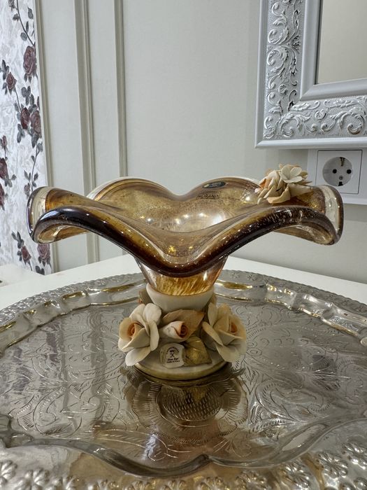 Конфетница Murano & Capodimonte (Италия)