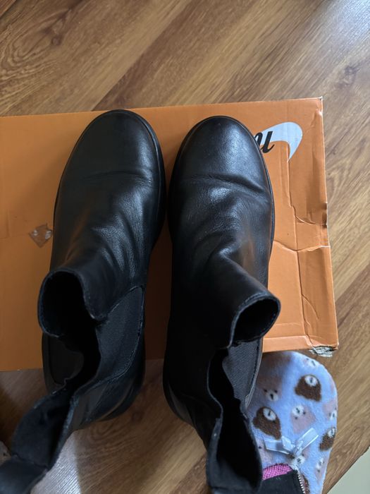 Ботуши Ecco, боти Timberland боти Bata боти черни, в отлично състояние