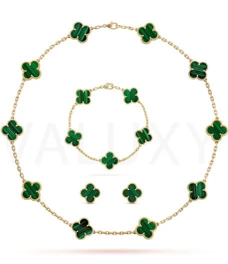 Set de bijuterii Van Cleef placate cu Aur