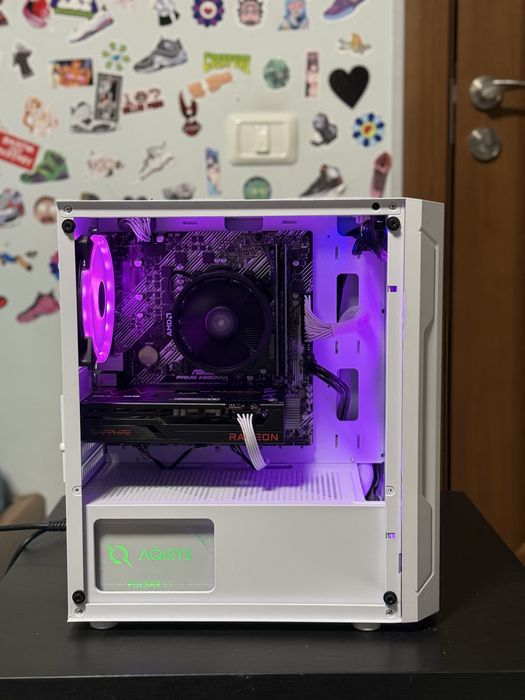 PC Gaming RGB RX6600 R5 5500 16gb