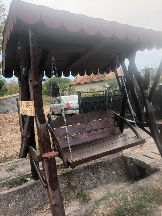 Vand leagăn balansuar din lemn ulm
