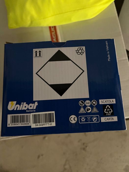 Unibat Model:CTZ10S-BS 12V8.6AH