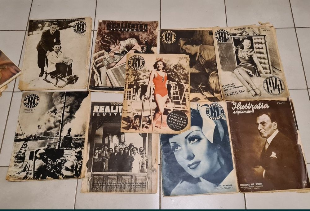 Reviste Realitatea Ilustrata Vechi Perioada Interbelica Romanesti Ww2