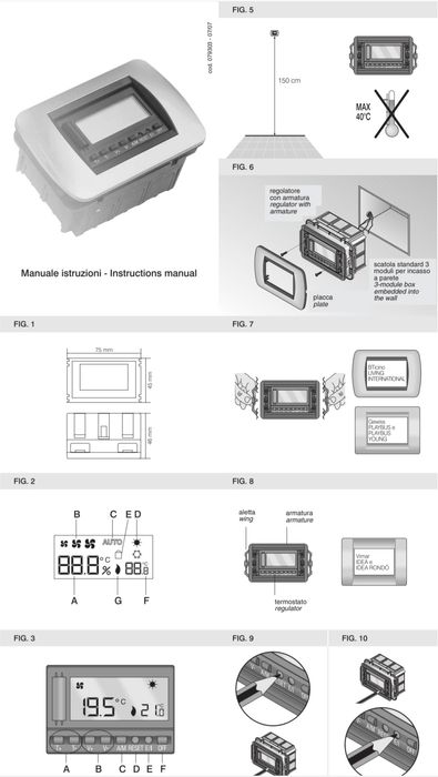 Controler  Ventiloconvectoare Termostat
SABIANA TMO-503-SV2 AUTOMAT