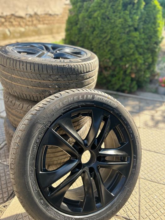 17-ки оригинални джанти Mercedes с гуми Michelin