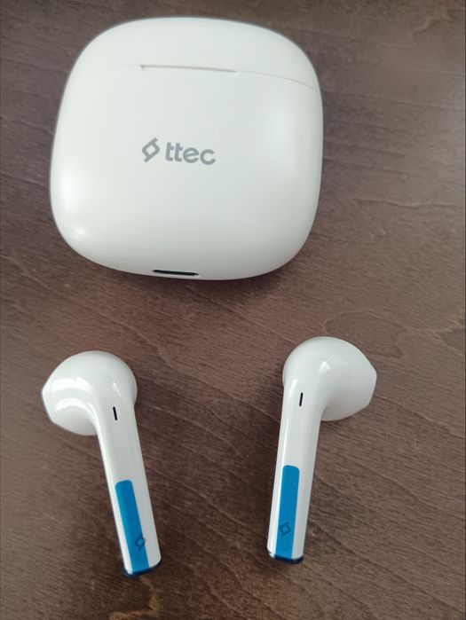 Bluetooth слушалки ttec Mode, TWS бели