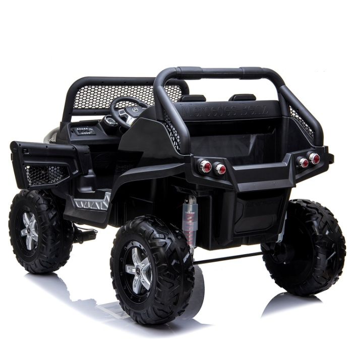 Masinuta electrica Kinderauto Mercedes UNIMOG 4x4  PREMIUM #Negru