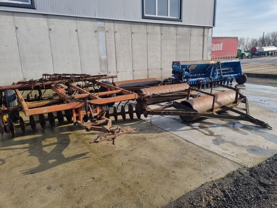 Grapă cu discuri 3,4m cu grapă cu colți inclusă