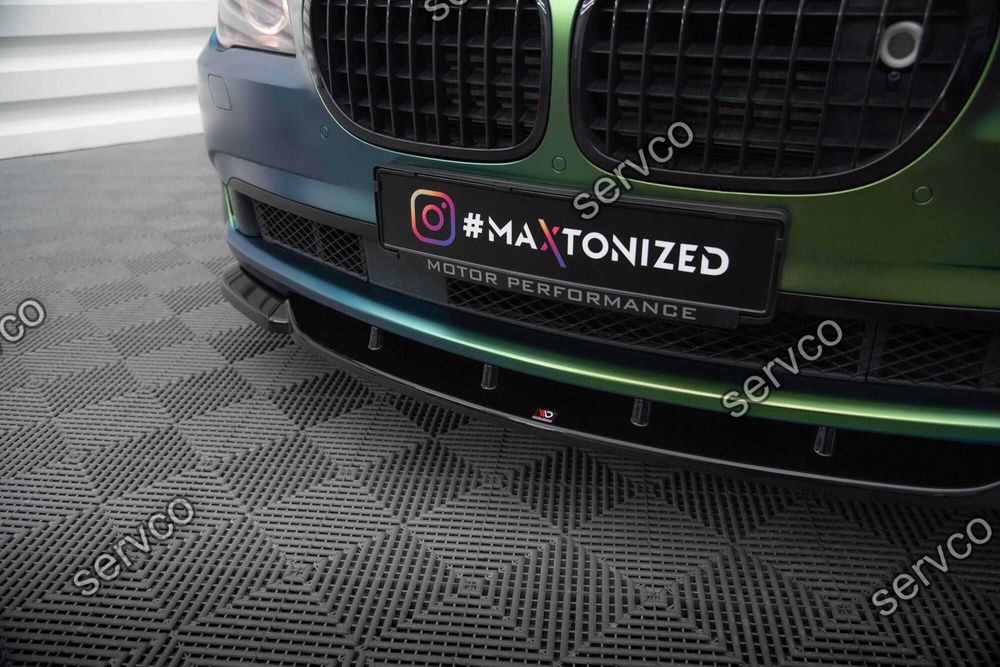 Prelungire splitter bara fata compatibil cu Bmw Seria 7 F01 2008-2013 v3 - Maxton Design