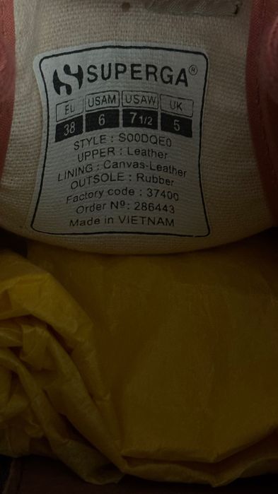 Tenisi Superga, piele intoarsa roz-corai