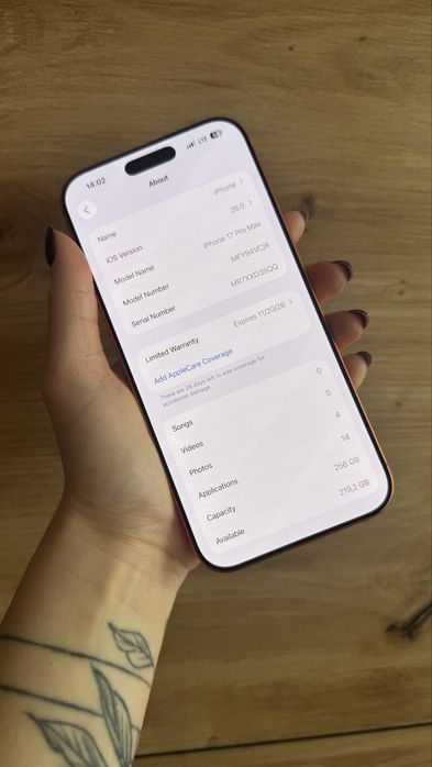 iPhone 17 ProMax 256 GB