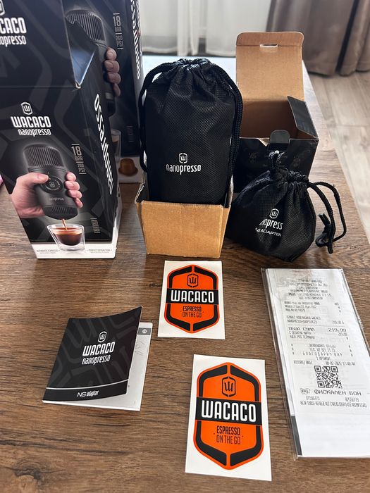 Wacaco Nanopresso + NS Adapter за Nespresso капсули – като нова