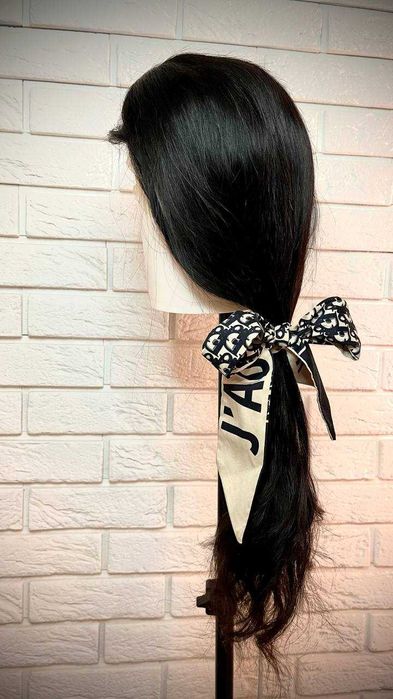 Перука от 100 % ЕСТЕСТВЕН косъм.Нов.70 см