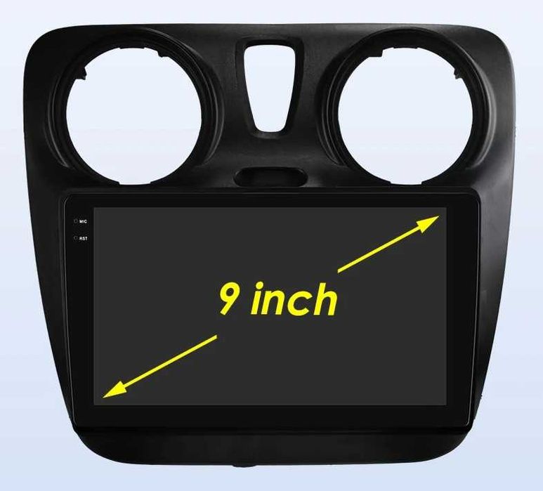 Мултимедия 9″ Android 14 за DACIA LODGY DOKKER CARPLAY навигация RDS