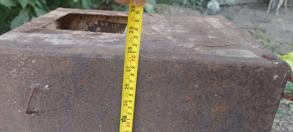 Бак для воды использовался в бане