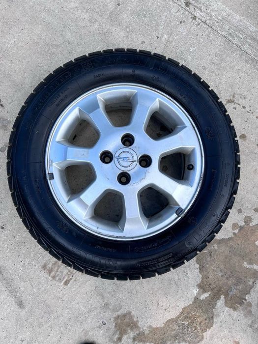 Set 4 roți Opel Astra 15” GM Belgia + anvelope iarnă 195/65 R15