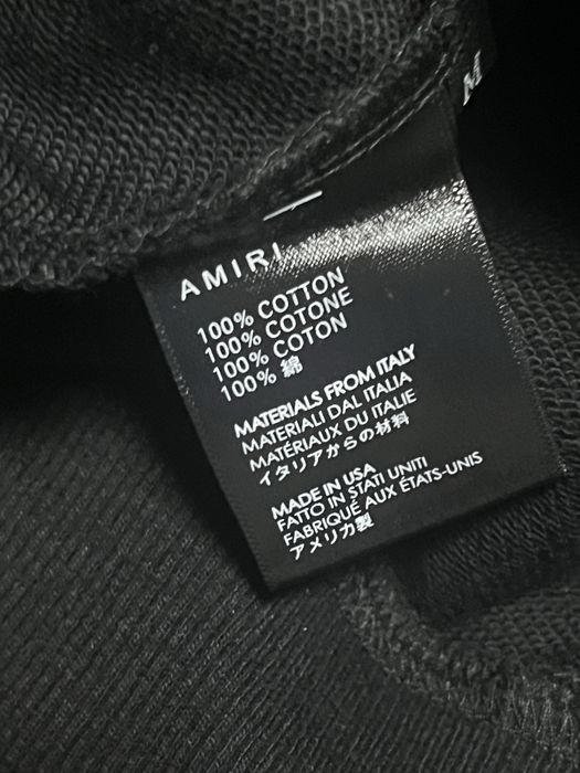 Hanorac Amiri Negru Puff Print