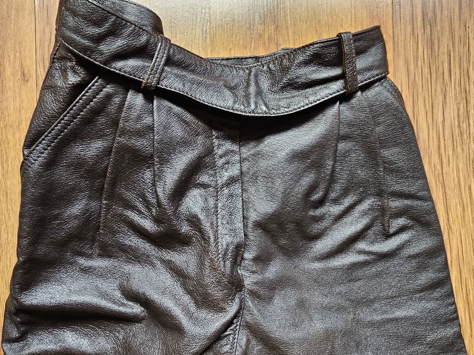 Pantaloni dama piele naturala