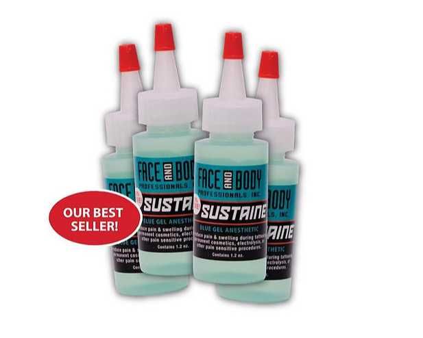 Обезболяващо Sustaine Blue Gel за Татус и Перманентен грим