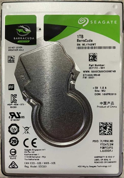 Жесткий диск / HDD для компьютера, видеонаблюдения