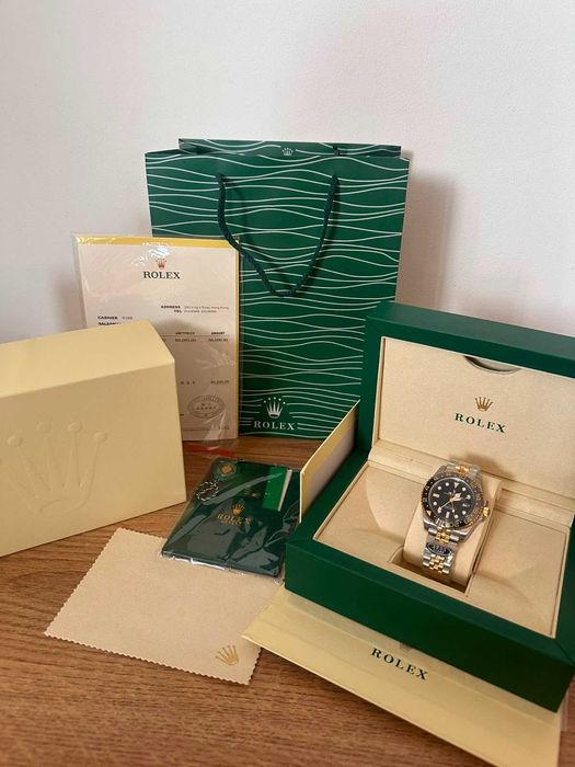Ceas Rolex Oyster OMT Mater 2 Negru/Auriu | Design Elegant | Nou