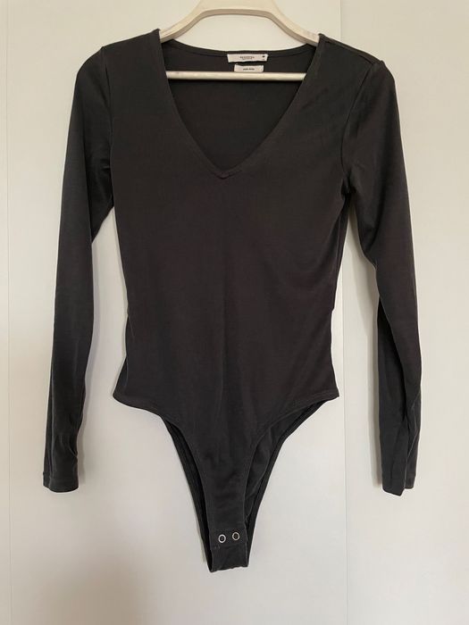 Боди с дълъг ръкав, Reserved, XS, сиво