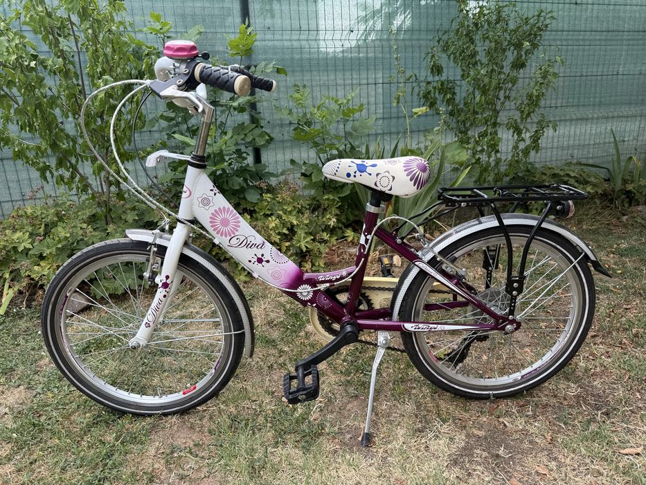 Детски 20 цолов момичешки велосипед ,6 скорости