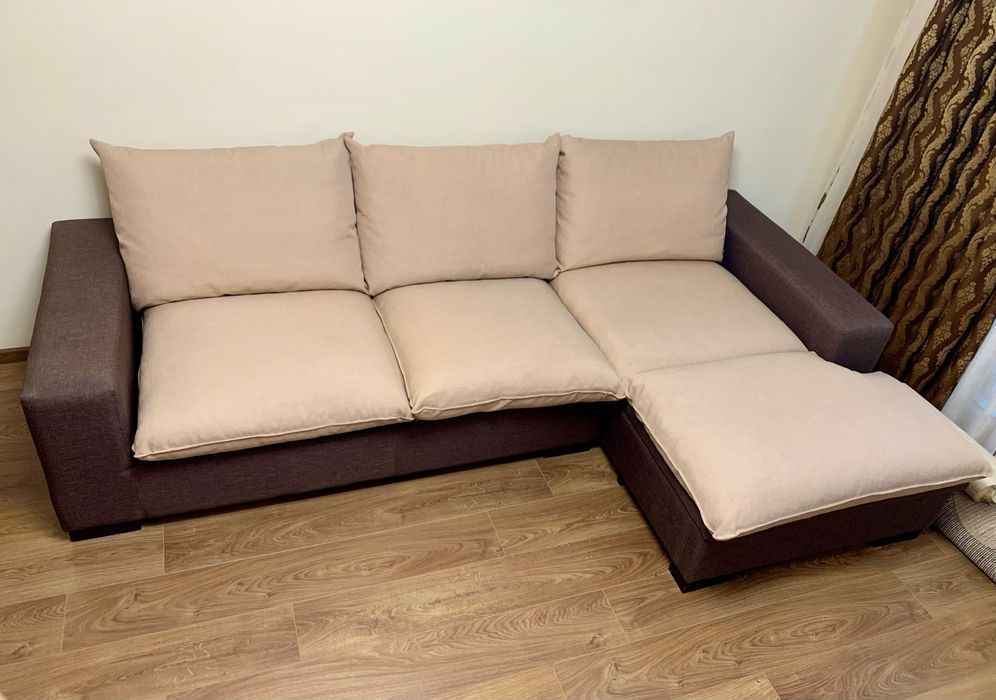 Vand coltar extensibil lux, din bumbac, stare excelenta