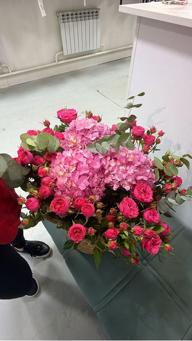 Гүл карзинадағы бу