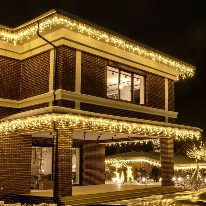 Гирлянды уличные новогодние