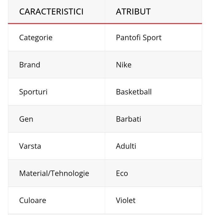Nike basketball Witness LeBron James VIII măsură 38.5