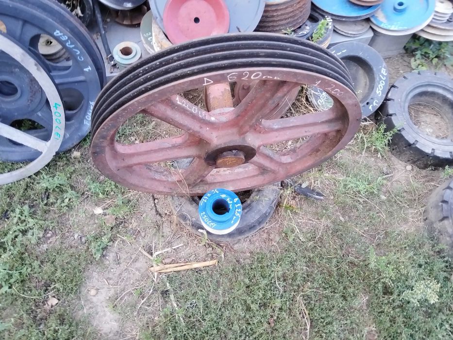 Fulie cu 4 curele generator de curent