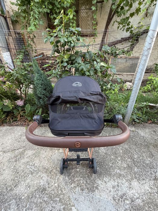 Количка Cybex mios platinum rose gold