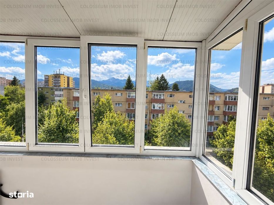 Piata Astra apartament 2 camere confort 1 ,centrala,termopane,balcon