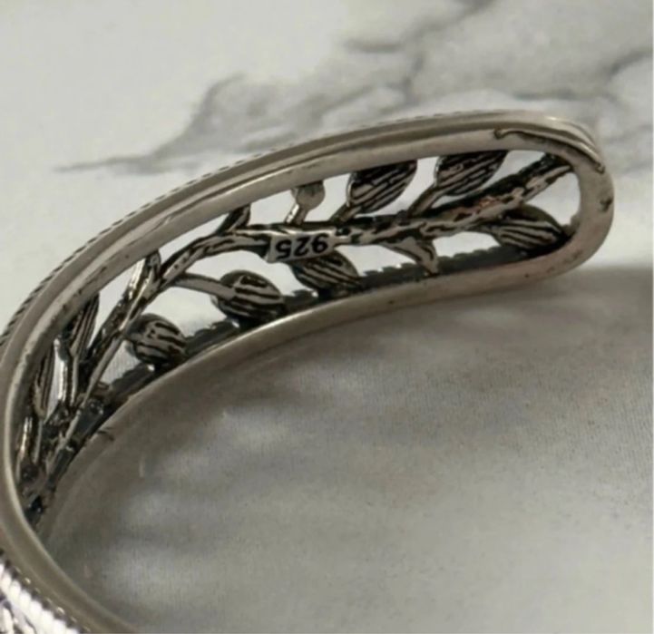 Vintage rose silver 925 new new