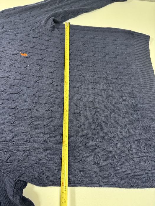 Pulover tricotat Polo ralph lauren premium quality bleumarin & orange