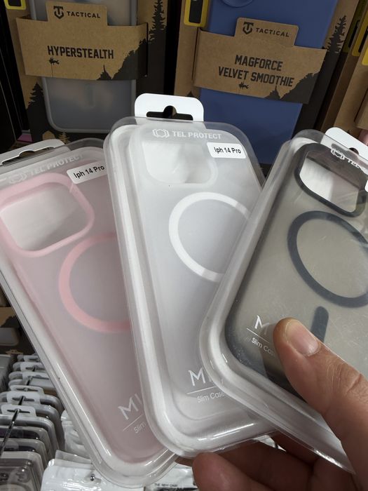 iPhone 13/14,iPhone 15/ 15 Pro,iPhone 14 Pro матиран MAGSAFE кейс