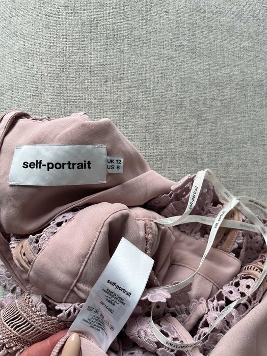 Оригинална рокля Self Portrait S-M размер, Elisabetta Franchi рокля риза XS размер