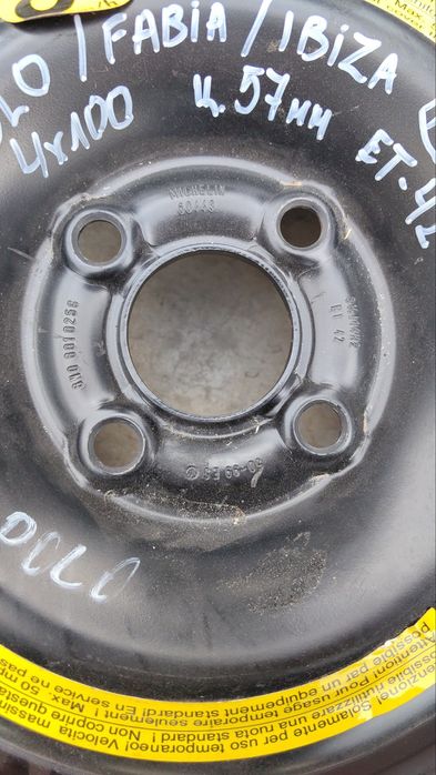 Патерица VW Polo, Fabia , Ibiza 14 цола 4х100