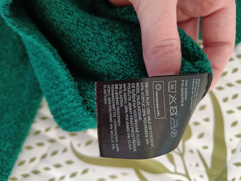 Pulover H&M, S, verde, dama