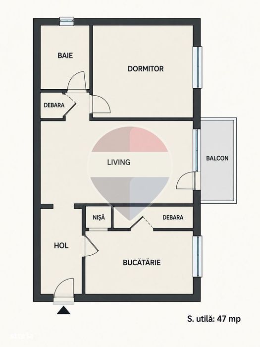 Apartament 2 camere de vânzare – Piața București — fotografia 1