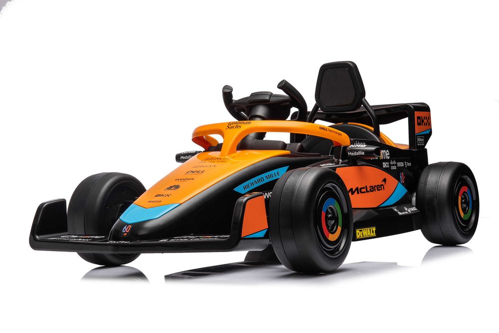 Masinuta electrica Formula 1 McLaren Racing 2x 35W 12V, scaun tapitat