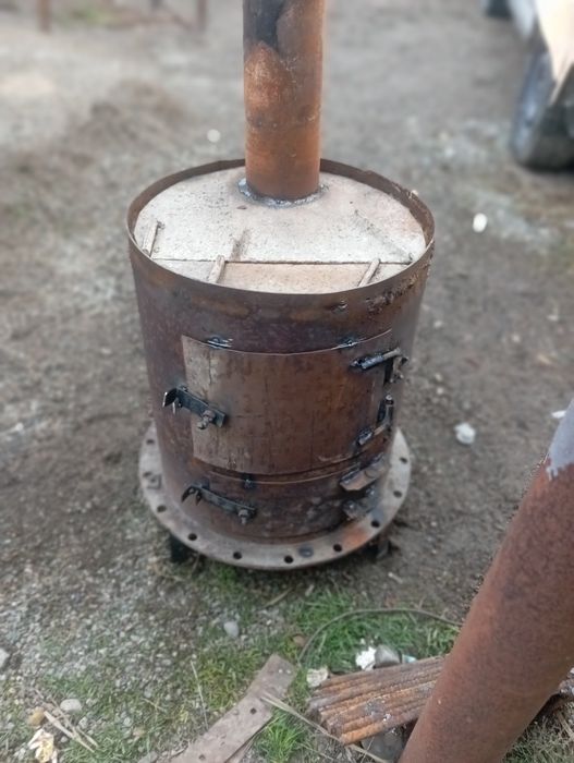 Печь буржуйка большая