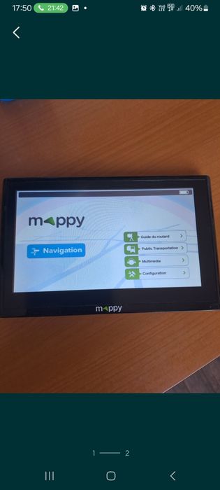 Vand gps mappy 618