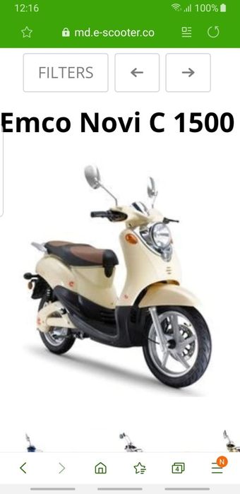 Vând 2 acumulatori pentru scuter Emco Novi