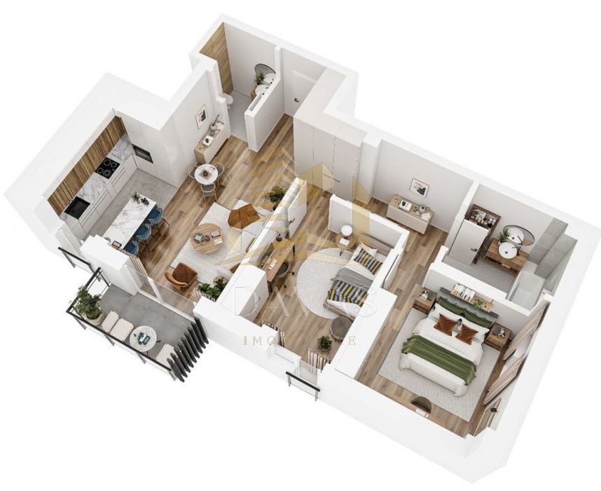Apartament in bloc Nou de 3 camere - Parcare | Baciu