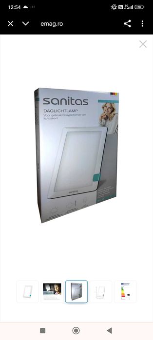 Lampa LED Sanitas STL 25 - pentru terapie cu lumina Daylight